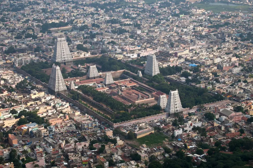 The temple from the hill